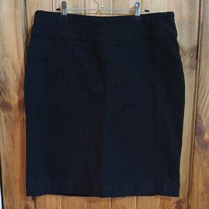 The Main Street Exchange Stretch Denim Skirt - 12